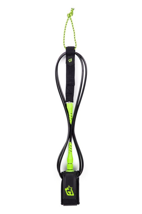 Creatures Pro Leash-6' x 9/32"-Black/Citrus