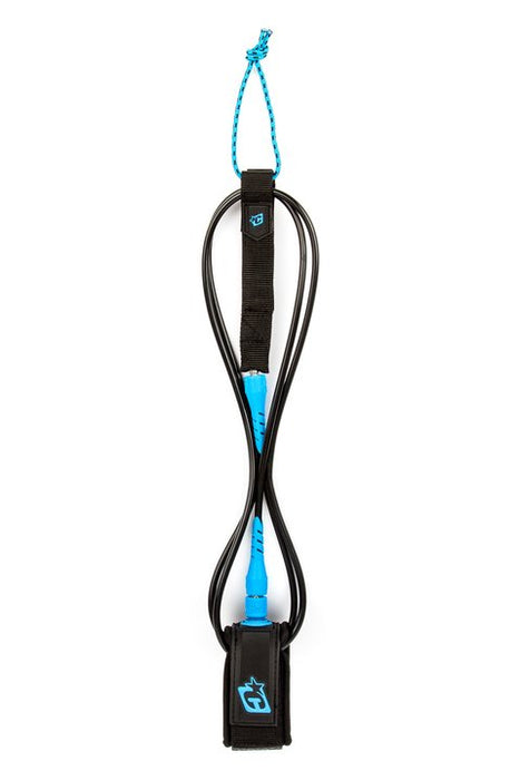 Creatures Pro Leash-Black/Cyan-8' x 9/32"