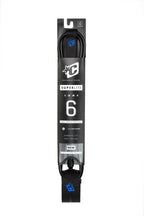 Creatures Superlite Comp Leash-6' x 1/4"-Black/Cyan