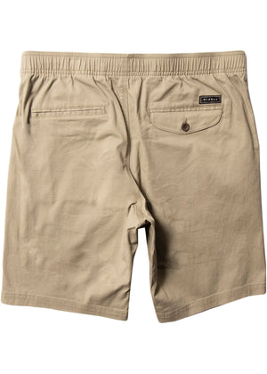 Vissla No See Ums Eco 18" Elastic Shorts-Khaki