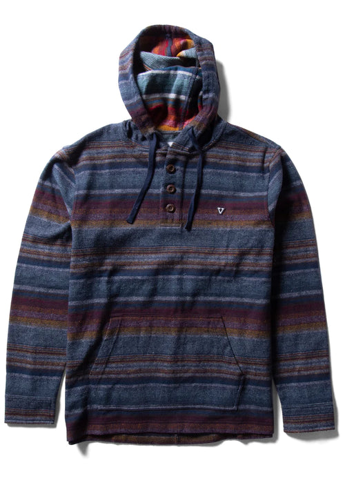 Vissla Descanso Hooded Popover L/S Shirt-Multi