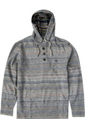 Vissla Descanso Hooded Popover L/S Shirt-Harbor Blue