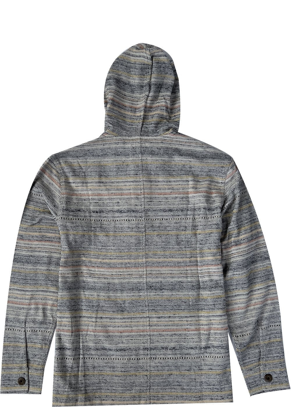 Vissla Descanso Hooded Popover L/S Shirt-Harbor Blue