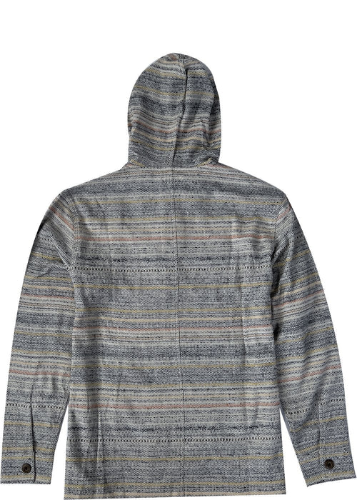 Vissla Descanso Hooded Popover L/S Shirt-Harbor Blue