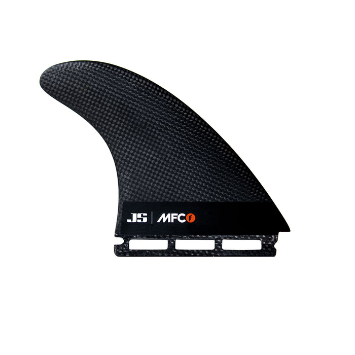 MFC x JS Thrusters Carbon Tri Fin Set-Black-Medium