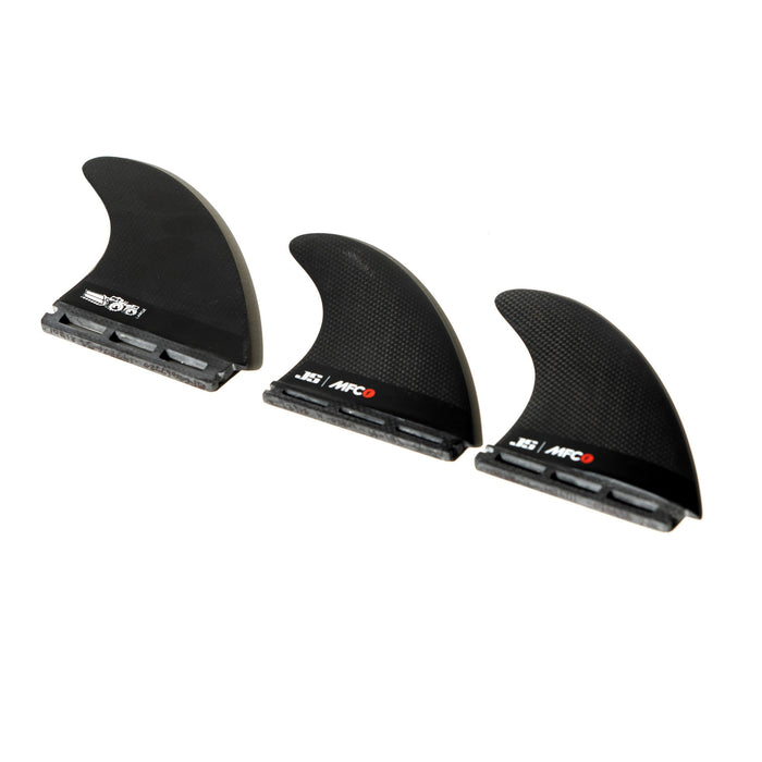 MFC x JS Thrusters Carbon Tri Fin SetBlackMedium — REAL Watersports