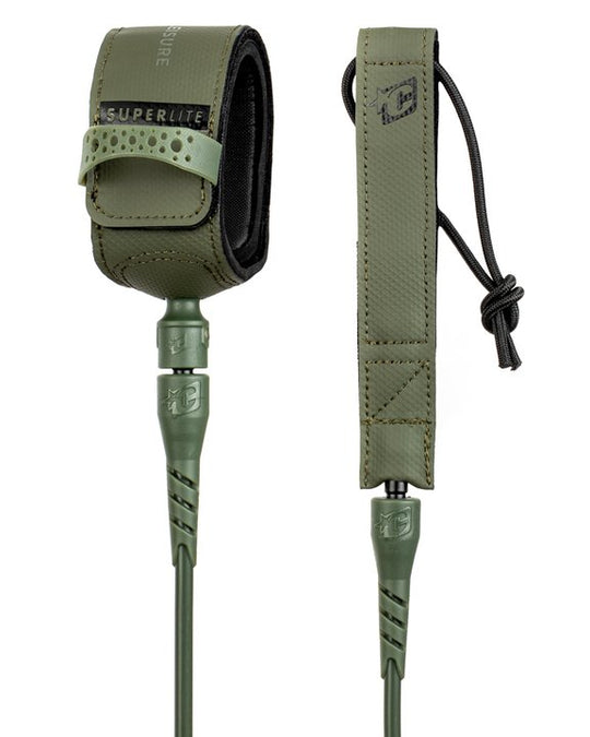 Creatures Pro Superlite Leash-Military-6'0"