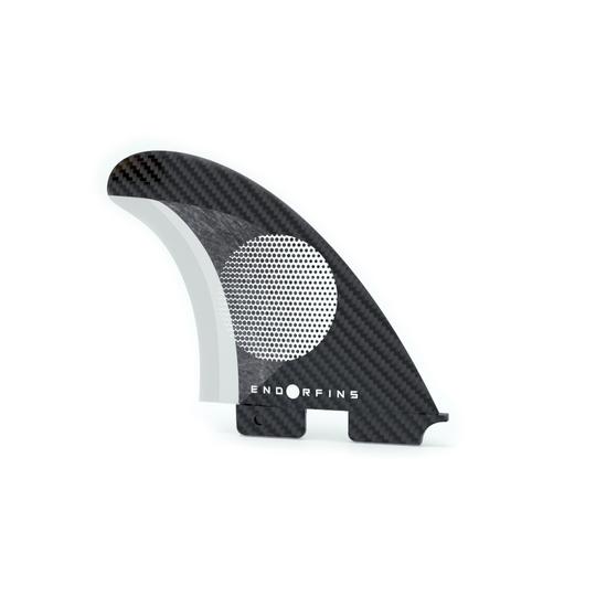 Endorfin Slater KS1 FCS II Tri/Quad Fin Set-Black/White-Medium