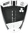 Channel Islands Mixed Groove Traction Pad-Black/White