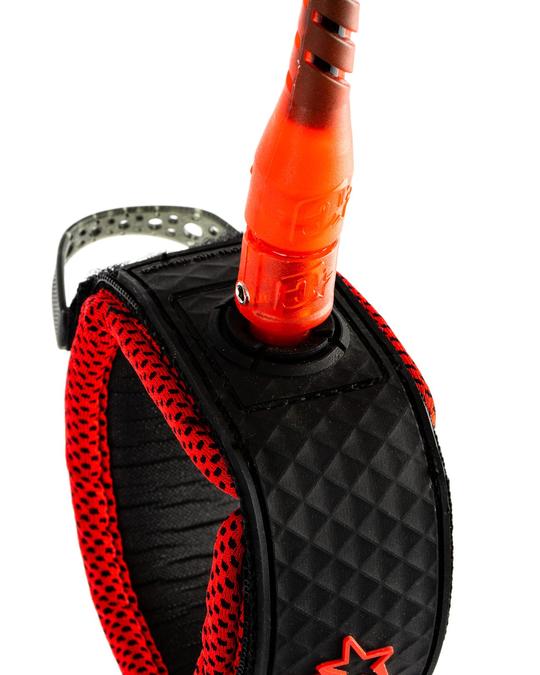 Creatures Pro Leash-Black Red-7' x 9/32"