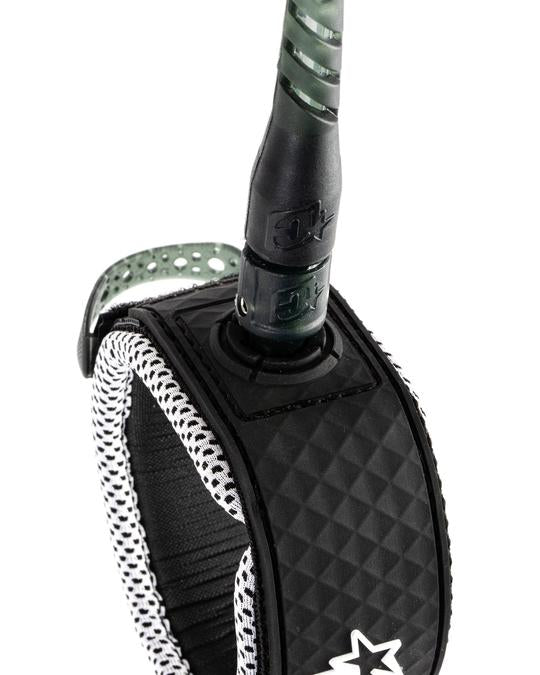Creatures Pro Leash-Clear Black-7' x 9/32"