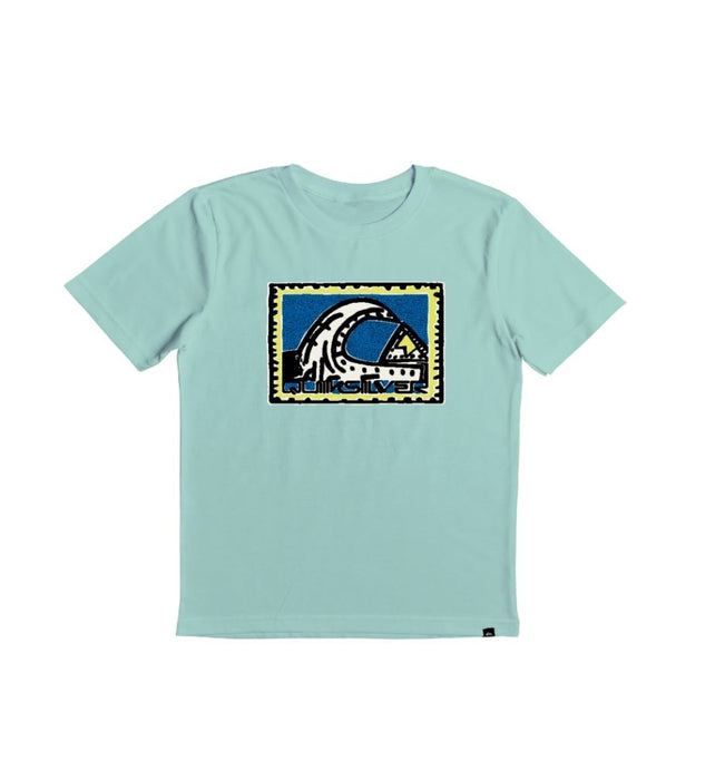 Quiksilver Boys Rad Heritage Tee-Beach Glass