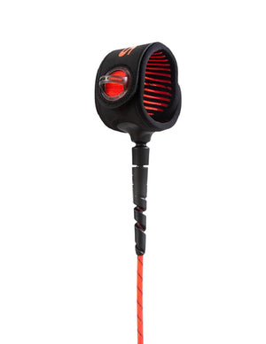FCS Freedom Helix All Around Leash-Red/Black-7'
