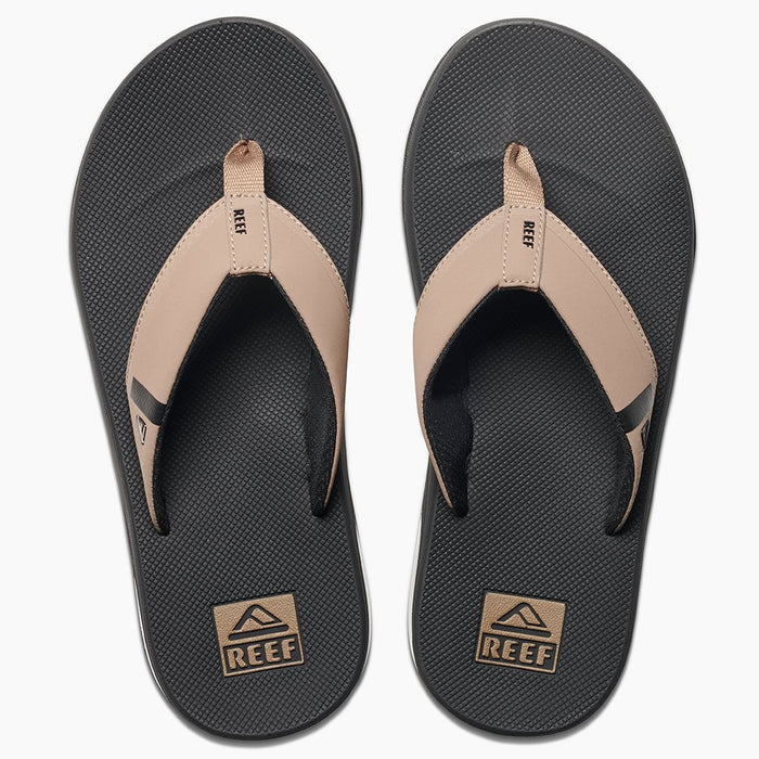 Reef Fanning 2.0 Sandal-Black/Tan