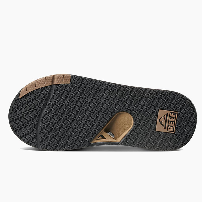 Reef Fanning 2.0 Sandal-Black/Tan