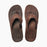 REEF Leather Contour Cushion Sandal-Chocolate