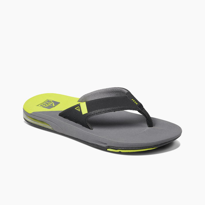 Reef Fanning Low Sandal Grey Lime REAL Watersports