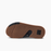 Reef Leather Fanning Low Sandal-Dark Brown