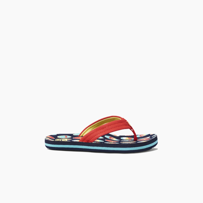 Reef Kids Ahi Sandal-Red Surfer