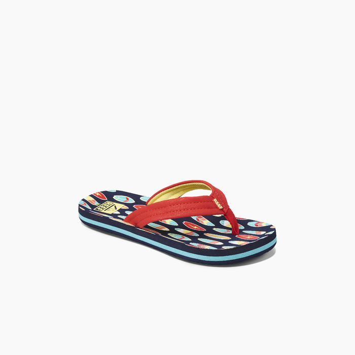 Reef Kids Ahi Sandal-Red Surfer