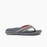 Reef Ortho-Bounce Coast Sandal-Charcoal/Rust