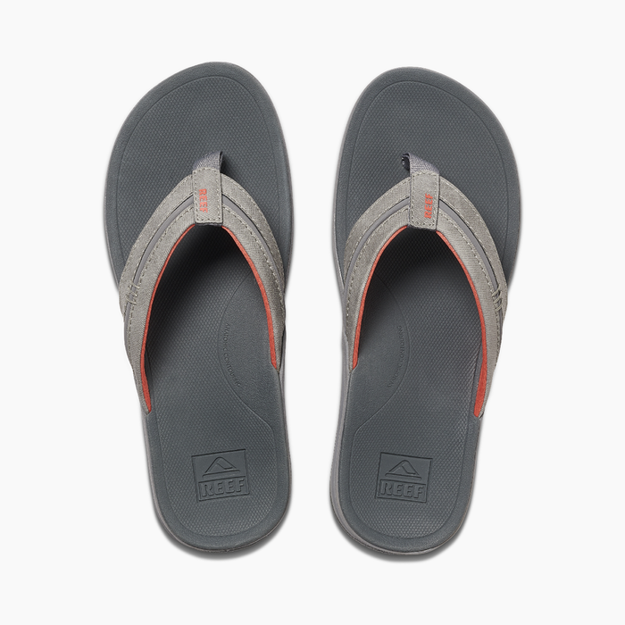 Reef Ortho-Bounce Coast Sandal-Charcoal/Rust
