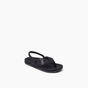 REEF Little Cushion Phantom Sandal-Black
