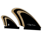 Firewire Machado Seaside Single Tab Quad Fin Set-Black/Bamboo