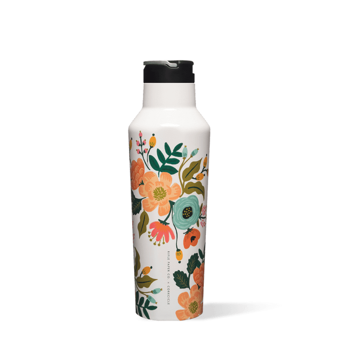 Corkcicle 20 oz Sport Canteen-Rifle Paper Cream Lively Floral