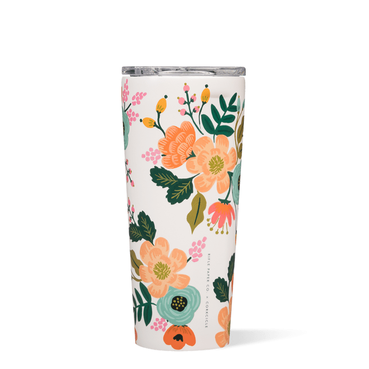 Corkcicle 24 oz Tumbler-Rifle Paper Cream Lively Floral