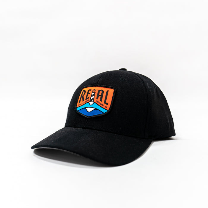 REAL Lighthouse Badge R-Flex Hat-Black