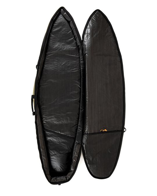 Creatures Shortboard Double DT2 Boardbag-Black Silver