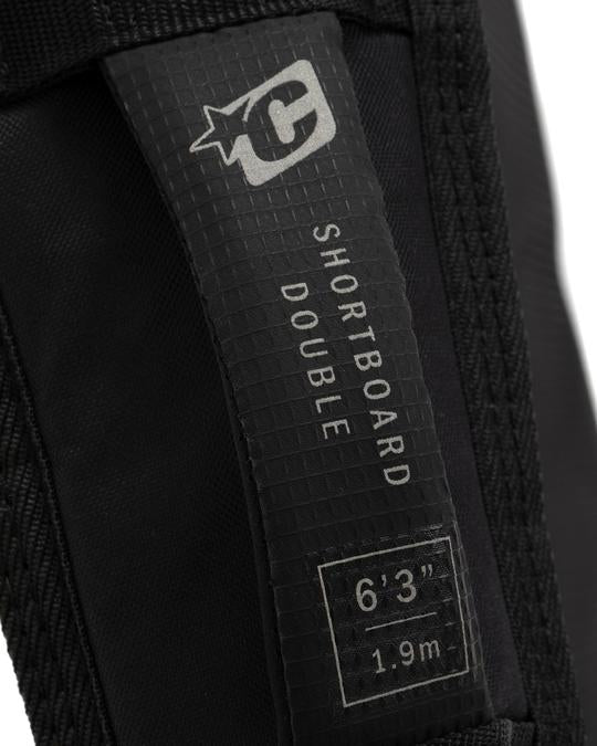 Creatures Shortboard Double DT2 Boardbag-Black Silver