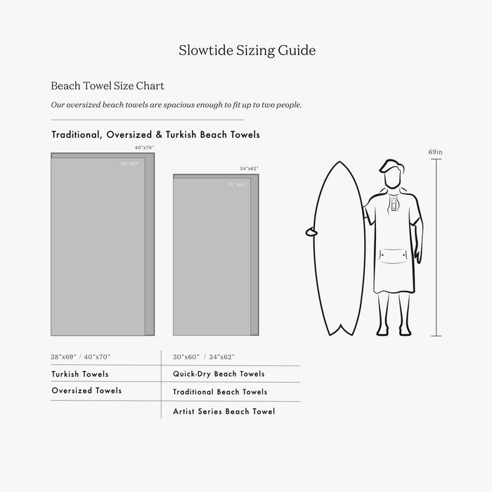 Slowtide Sea Ombre Towel-Multi