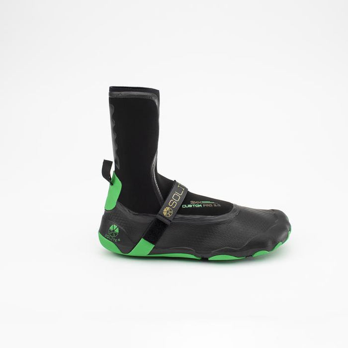 Solite Custom Pro 2.0 3mm Booties-Green/Black
