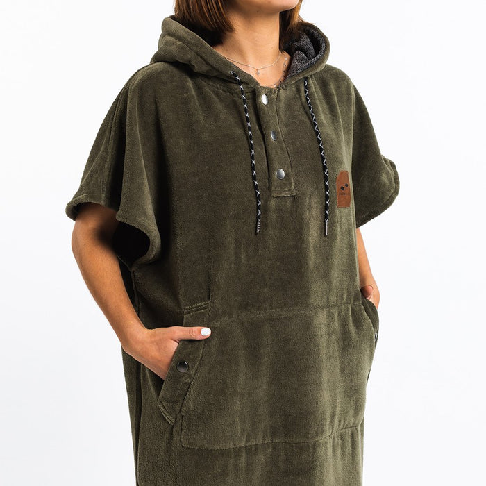 Slowtide The Digs SM/MD Poncho-Green