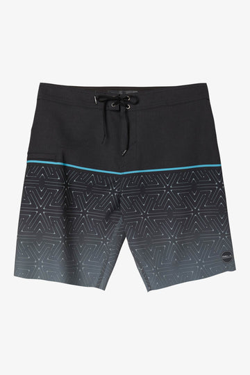 O'Neill Hyperfreak Trvlr Nomad Boardshorts-Black