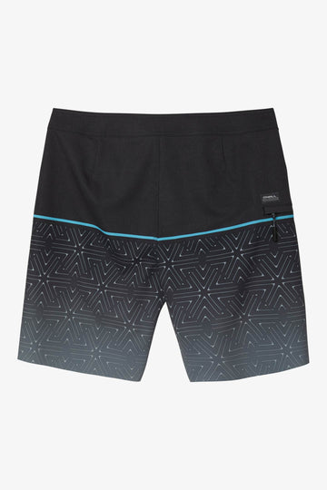 O'Neill Hyperfreak Trvlr Nomad Boardshorts-Black