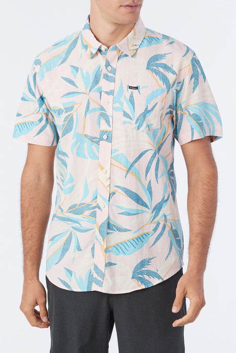 O'Neill Oasis Eco Standard S/S Shirt-Pink Dust