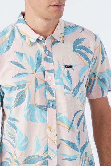 O'Neill Oasis Eco Standard S/S Shirt-Pink Dust