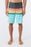 O'Neill Hyperfreak Heat Stripe 21 Boardshorts-Turquoise