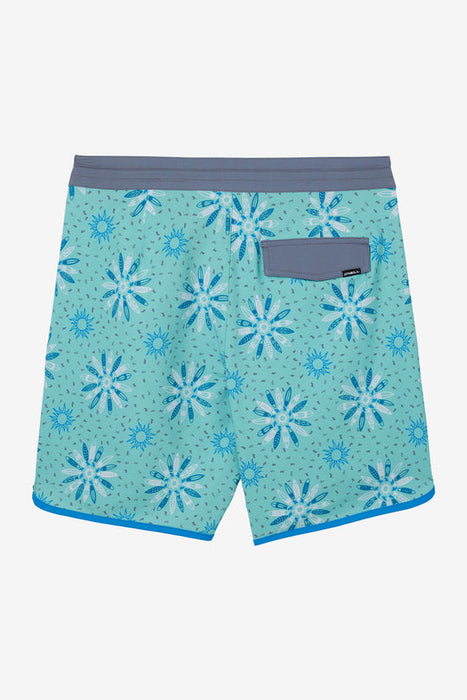 O'Neill Cruzer Scallop 18 Boardshorts-Aqua Wash