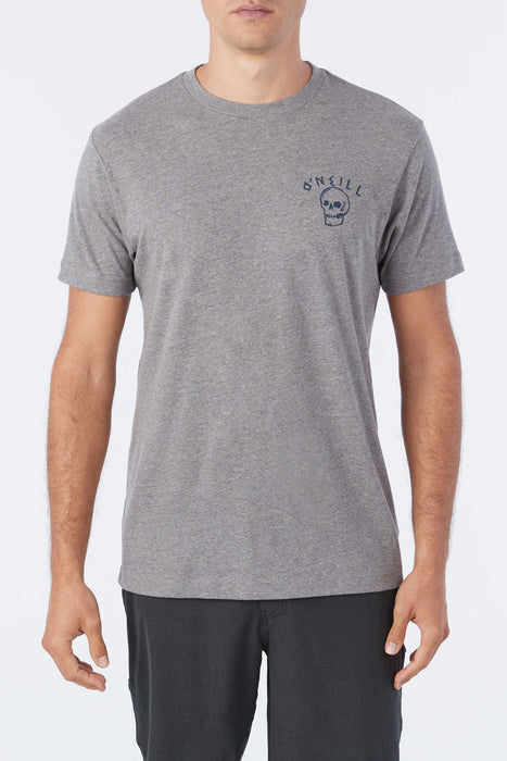 O'Neill Beach Fossil Tee-Heather Grey