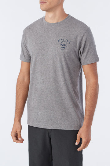 O'Neill Beach Fossil Tee-Heather Grey