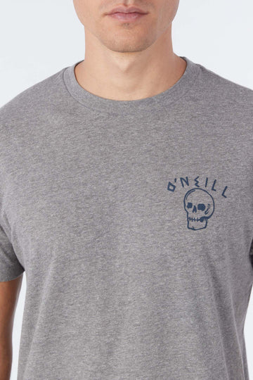O'Neill Beach Fossil Tee-Heather Grey