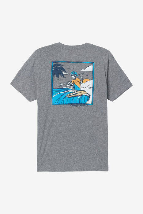 O'Neill Beach Fossil Tee-Heather Grey