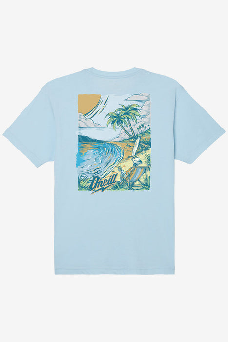 O'Neill The Good Life Tee-Sky Blue Heather