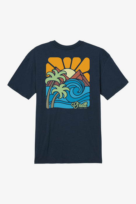 O'Neill Promised Land Tee-New Navy