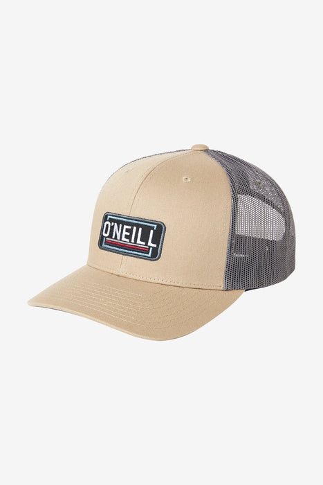 O'Neill Headquarters Trucker Hat-Khaki