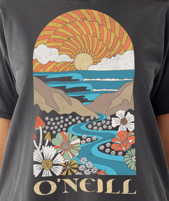 O'Neill High Road Tee-Washed Black